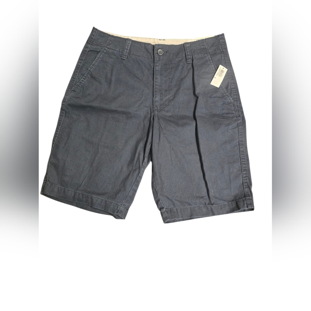 Old Navy Men's Dark Gray Flat Front Shorts